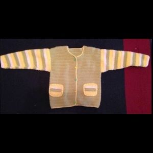 Hand made sweater approximately size 6